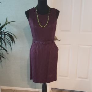 Banana Republic maroon sleeveless dress 4pet.